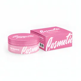 Box with Cosmetic Jar